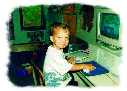 Child at computer